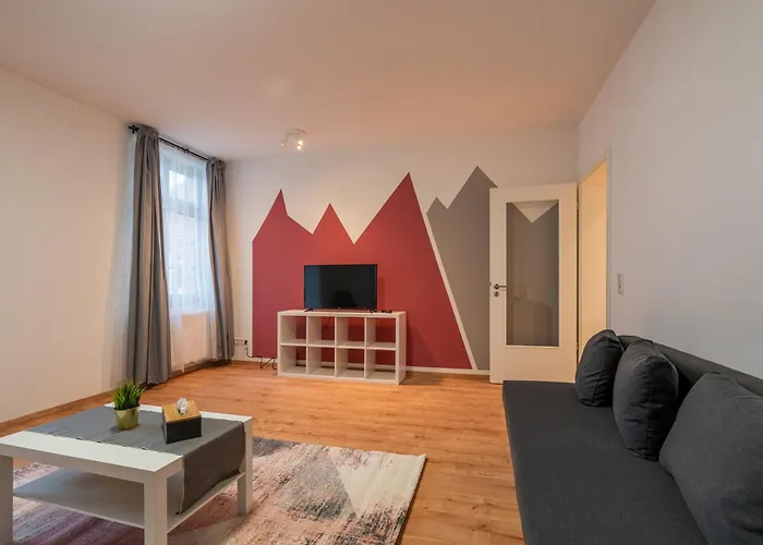 In 2 Minuten Am Bahnhof - Traumhaftes Mitten In Halle No3 Apartment *